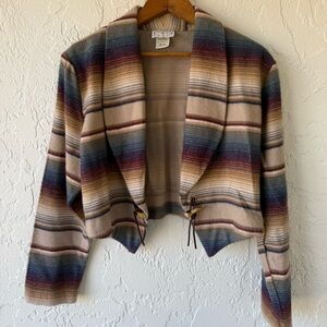 YOU BABES Vintage Cropped Bolero Jacket sz M